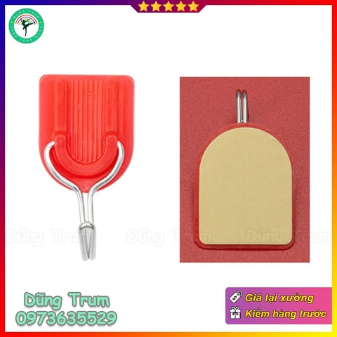 Móc dán tường đỏ treo đồ trang trí Tết