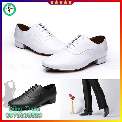 Giày Khiêu Vũ Nam Đế Da Lộn Hiện Đại Phong Cách Latin KV35