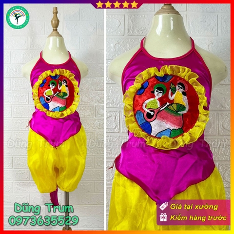 Trang phục Yếm Bom biểu diễn cho bé yêu