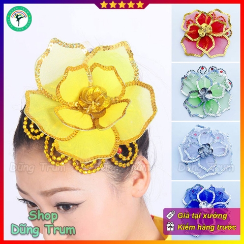Cài đầu bông hoa biểu diễn văn nghệ siêu đẹp DT104