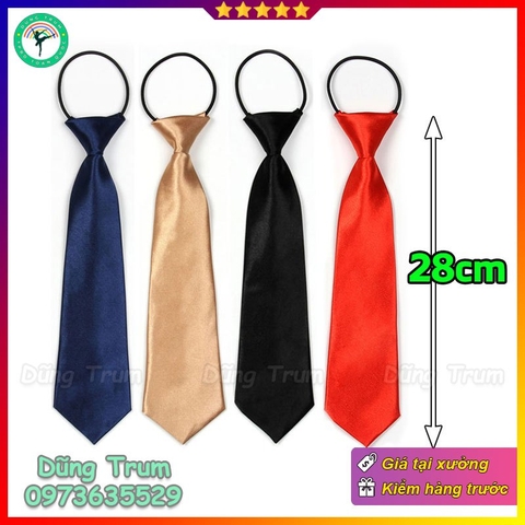 Cà Vạt Học Sinh Bản Ngắn 28cm Cá Tính, Cà Vạt Trẻ Em Chụp Kỷ Yếu