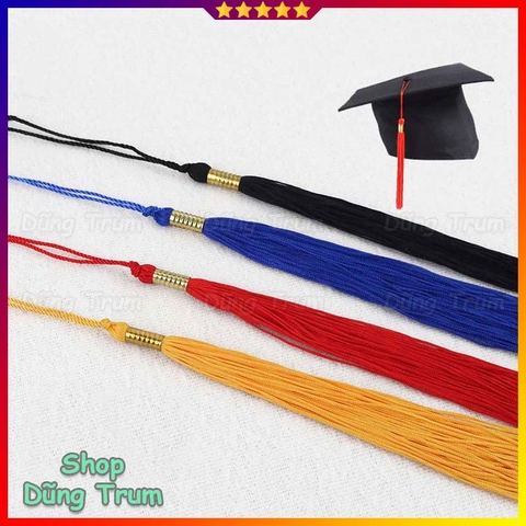 Dây tua rua mũ cử nhân, tua rua dài trang trí phụ kiện
