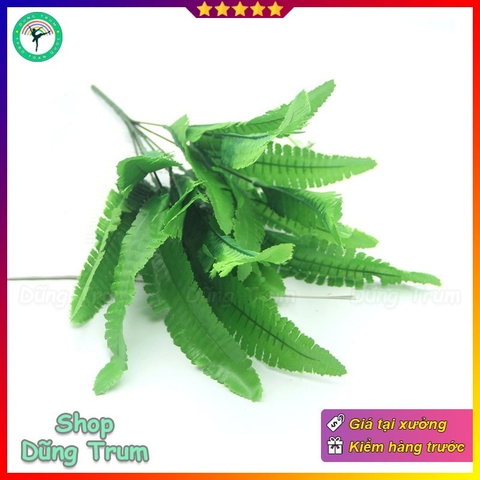 Cành dương xỉ cắm lọ hoa trang trí nhà cửa hàng quán decor đám cưới