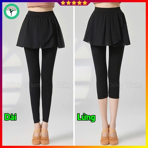 Quần Múa Bale Khiêu Vũ Co Giãn Mềm Mại Tà Bằng Cho Người Lớn