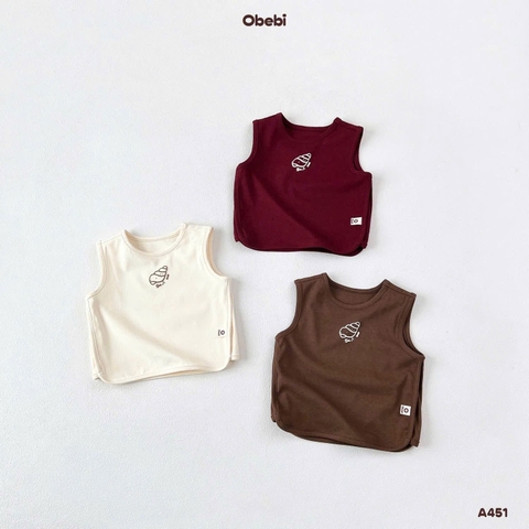 OBEBI - Áo ba lỗ cotton in hình (66-110)