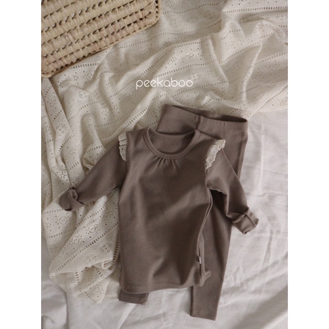 PEEKABOO Body suit Petit kèm quần(6M,12M)