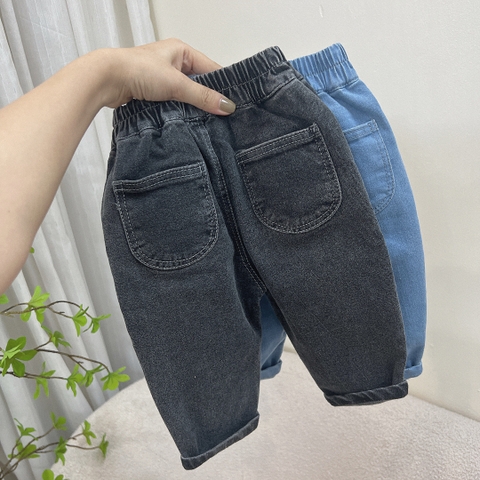 OBB Quần JEANS đáp gối OHBEBI(S80-100)