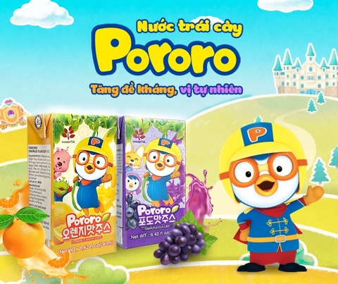 PORORO - 1Y+NƯỚC ÉP TRÁI CÂY