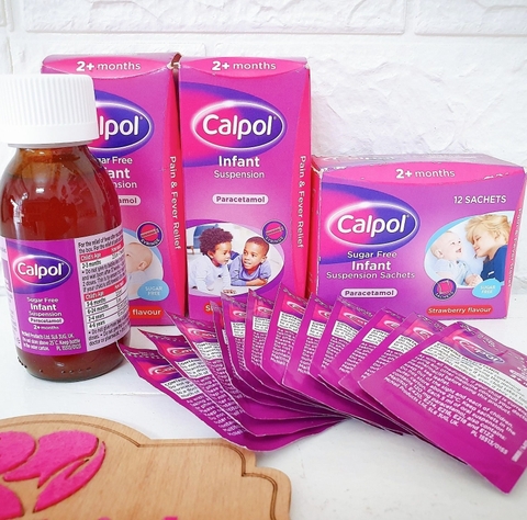 CALPOL UK - 2M+HẠ SỐT KHÔNG ĐƯỜNG