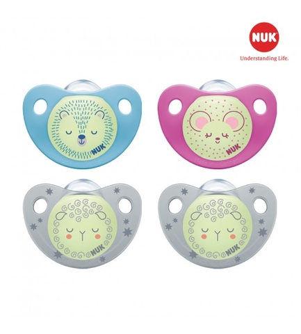 NUK - TI GIẢ SILICONE PHÁT SÁNG 18-36M - NU31798