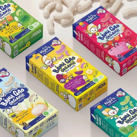 KYU'S - 6M+BÁNH GẠO HỮU CƠ