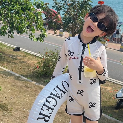 TL - Bộ bơi 1 mảnh in hoạ tiết(90-140)