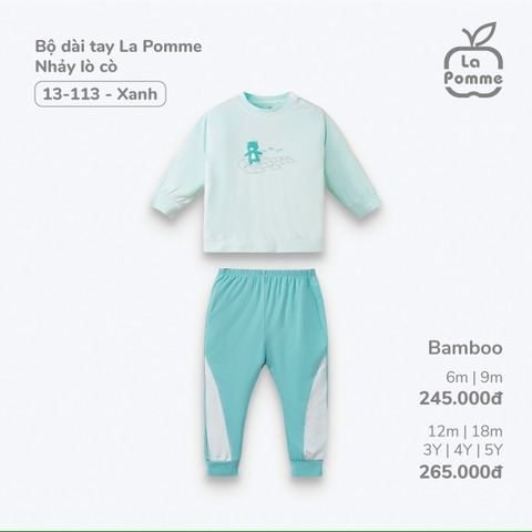 LA POMME - Bộ dài tay nhảy lò cò(12M-5Y)