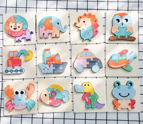 POMO - SET GHÉP HÌNH GỖ PM-1091