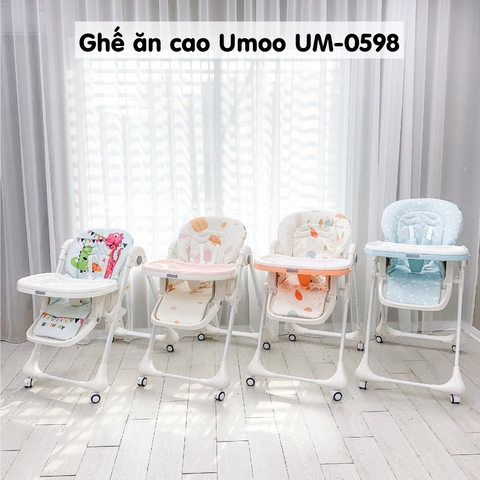 UMOO - GHẾ ĂN CAO NGẢ LƯNG GẤP GỌN UM-0598