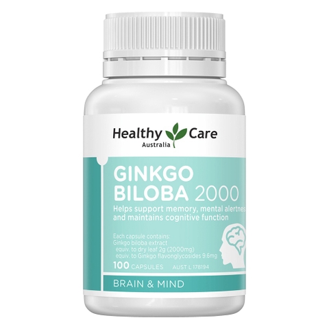 HEALTHY CARE - BỔ NÃO GINKGO BILOBA 2000