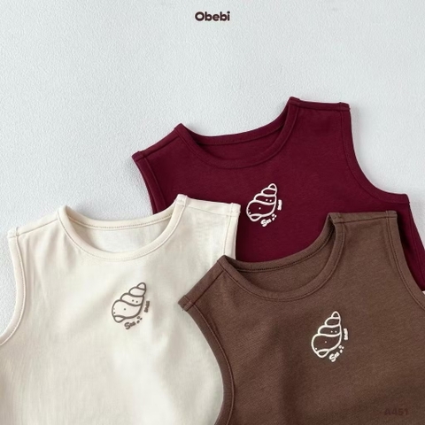 OBEBI - Áo ba lỗ cotton in hình (66-110)