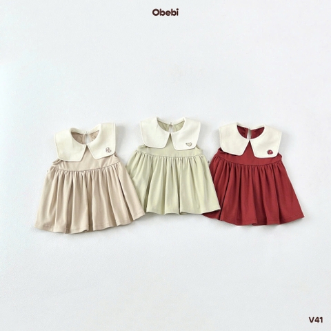 OBB - Váy ba lỗ phối cổ(66-110)