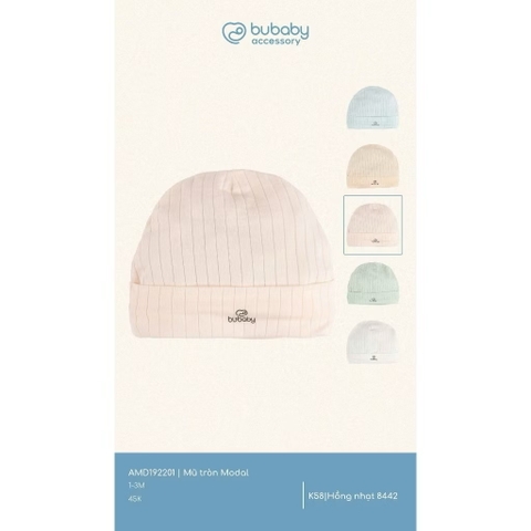 BUBABY - Mũ tròn Modal(1-3M)