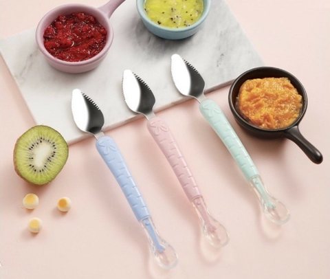 KK - THÌA NẠO HOA QUẢ 2 ĐẦU