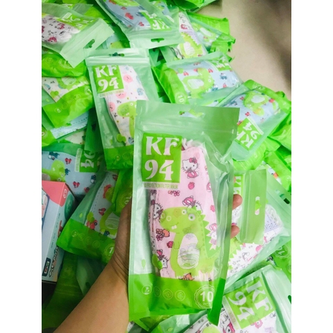 KF 94 - SET 10 KHẨU TRANG HỌA TIẾT CHO BÉ