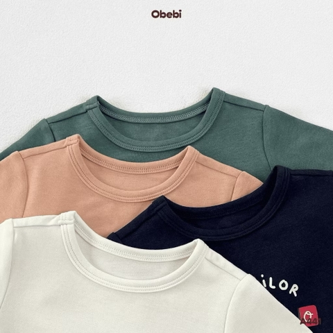 OBEBI - Áo thun in hình Little Sailor(66-110)