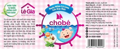 LÊ GIA - 1Y+NƯỚC MẮM CÁ CƠM