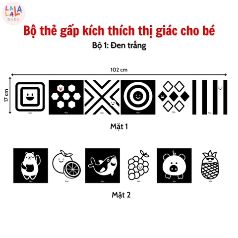 LALALA - BỘ THẺ GẤP KÍCH THÍCH THỊ GIÁC