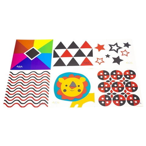 LALALA - THẺ DECAL KÍCH THÍCH THỊ GIÁC SẮC MÀU