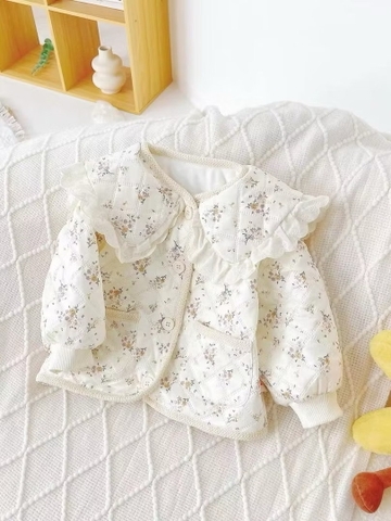 SL - Áo khoác hoa nhí lót nỉ(80-130)