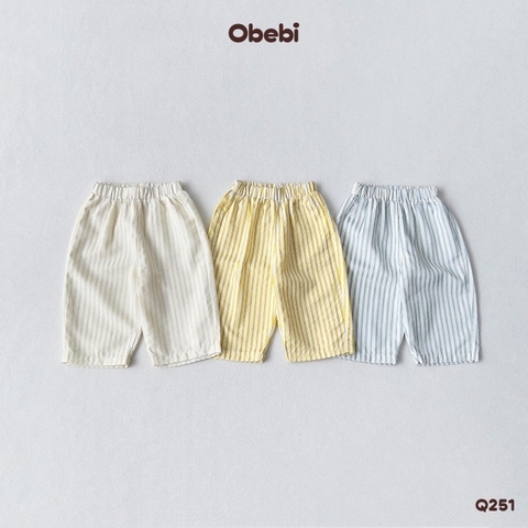 OBEBI - Quần dài kẻ sọc suông OBEBI (66-120)
