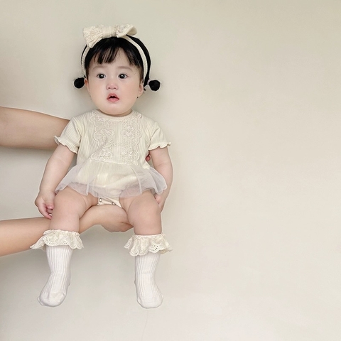 MT - Bodysuit ren ngực+turban nơ(59-80)