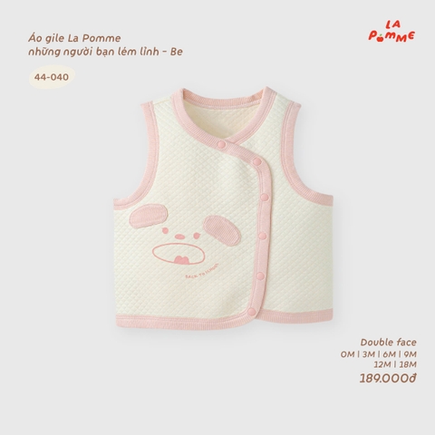 LA POMME - ÁO GILE NHỮNG NGƯỜI BẠN LÉM LỈNH (0-18M)