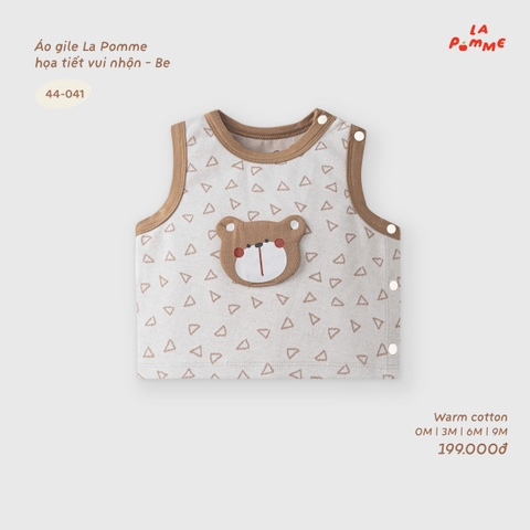 LA POMME - ÁO GILE HOẠ TẾT VUI NHỘN (0-9M)