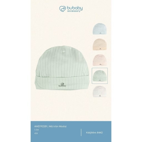 BUBABY - Mũ tròn Modal(1-3M)