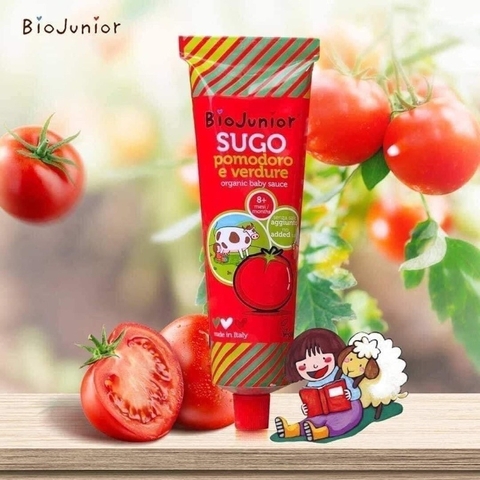 8M+BIO JUNIOR - SỐT CÀ CHUA HỮU CƠ