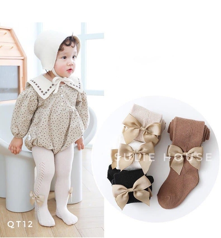 SL - Quần tất ren đính nơ QT12