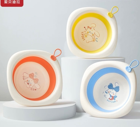 KK - CHẬU GẤP GỌN HỌA TIẾT