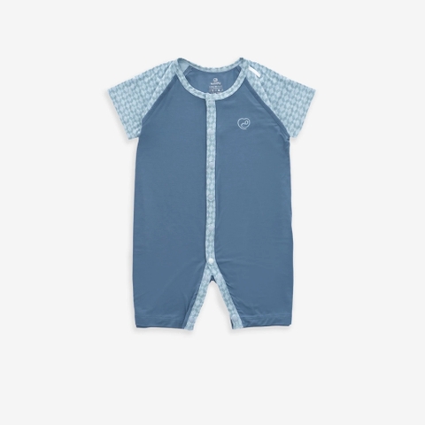 BUBABY - Body ngắn tay cài giữa Bambus Iconic 2(1-6M)