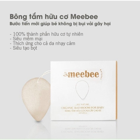 MEEBEE - BÔNG TẮM HỮU CƠ
