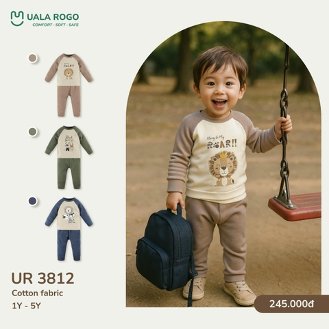UALA ROGO - BỘ DÀI COTTON FABRIC UR3812