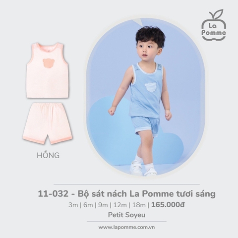 LA POMME - Bộ sát nách tươi sáng(3-24M)