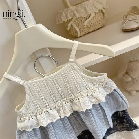 TL - Váy 2 dây xếp ly (80-140)