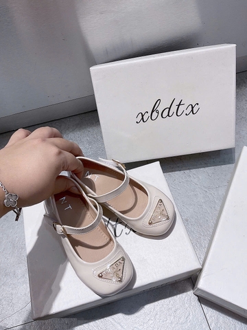 KB - Giày búp bê PRADA trắng(25-34)