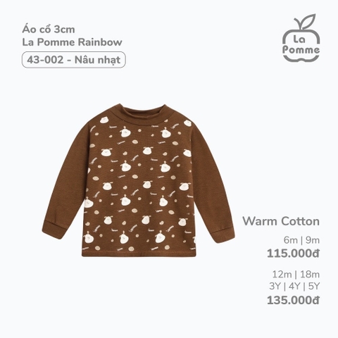 LA POMME - Áo cổ 3cm Rainbow(6M-5Y)