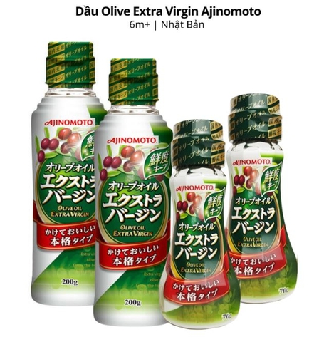 AJINOMOTO - 6M+DẦU OLIVE  OIL EXTRA VIRGIN JOYL