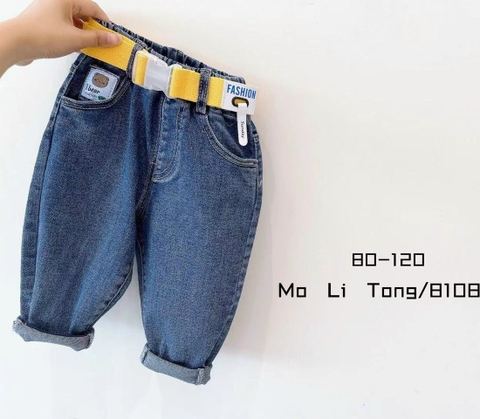MT - QUẦN JEAN GẬP GẤU+THẮT LƯNG (90-130)