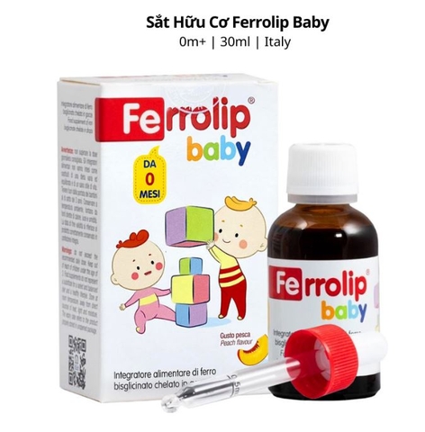 FERROLIP - SẮT NƯỚC HỮU CƠ BABY