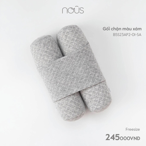 NOUS - GỐI CHẶN MÀU XÁM