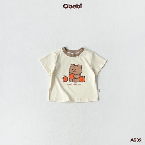 OBEBI - Áo thun in hình nhân vật đáng yêu OBEBI (73-120)